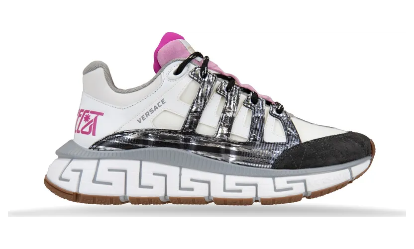 VERSACE Trigreca “Grey Dark/White/Pink” (1020186 6E890)