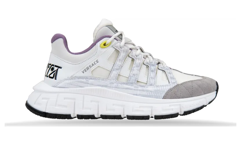 VERSACE Trigreca “Grey Light/White/Lilac” (1020186 6E850)