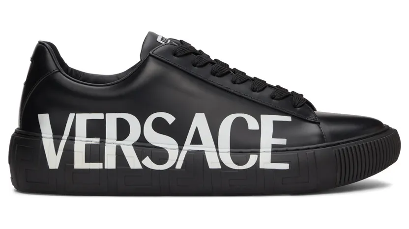 Versace White Logo Greca Low-Top (*DSU8404 DV51G)