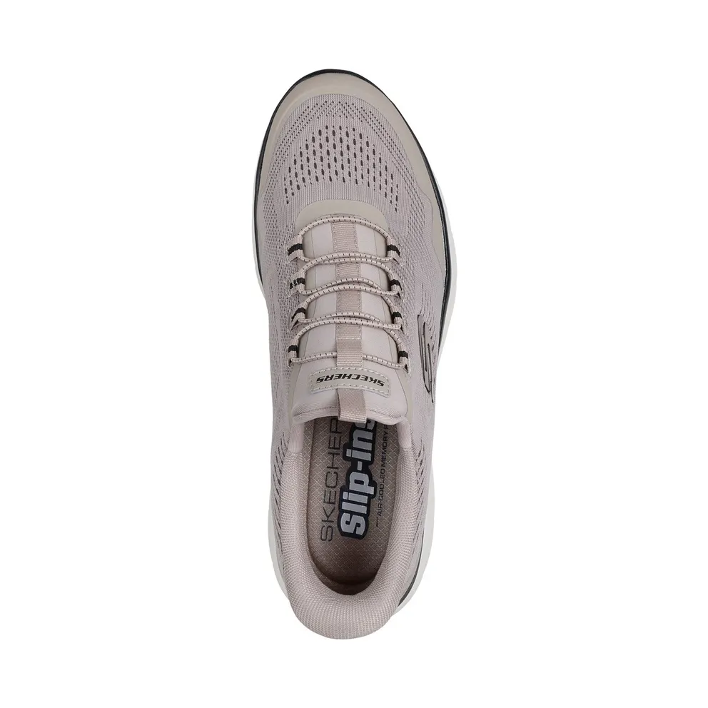 Skechers Slip-ins: Summits – Top Rate Sneaker Taupe/Black