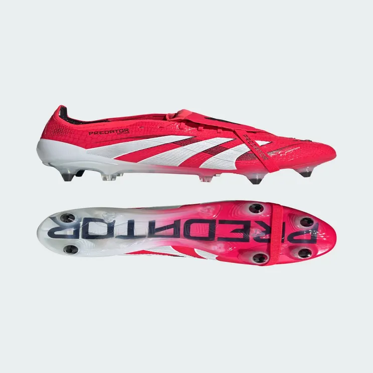 adidas Predator Elite Fold-over Tongue Soft Ground Boots “Lucid Red / Cloud White / Core Black” (ID8941)