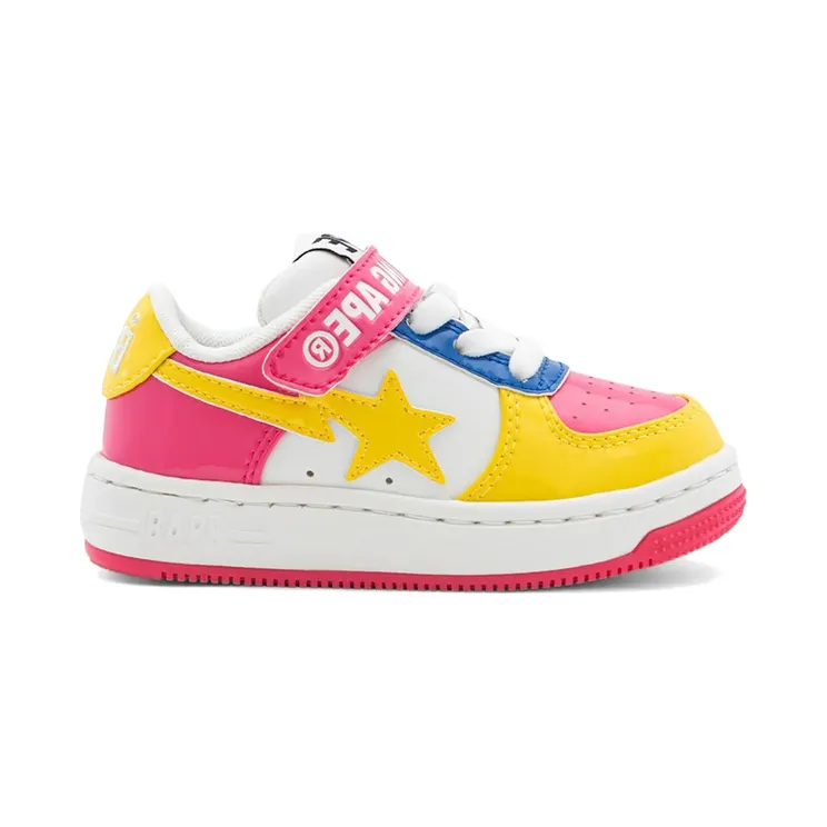 A Bathing Ape Bape Sta Pink Yellow Blue (1M80-391-302)