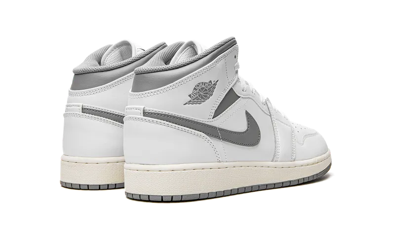 Air Jordan 1 Mid GS “Neutral Grey” (554725-135)