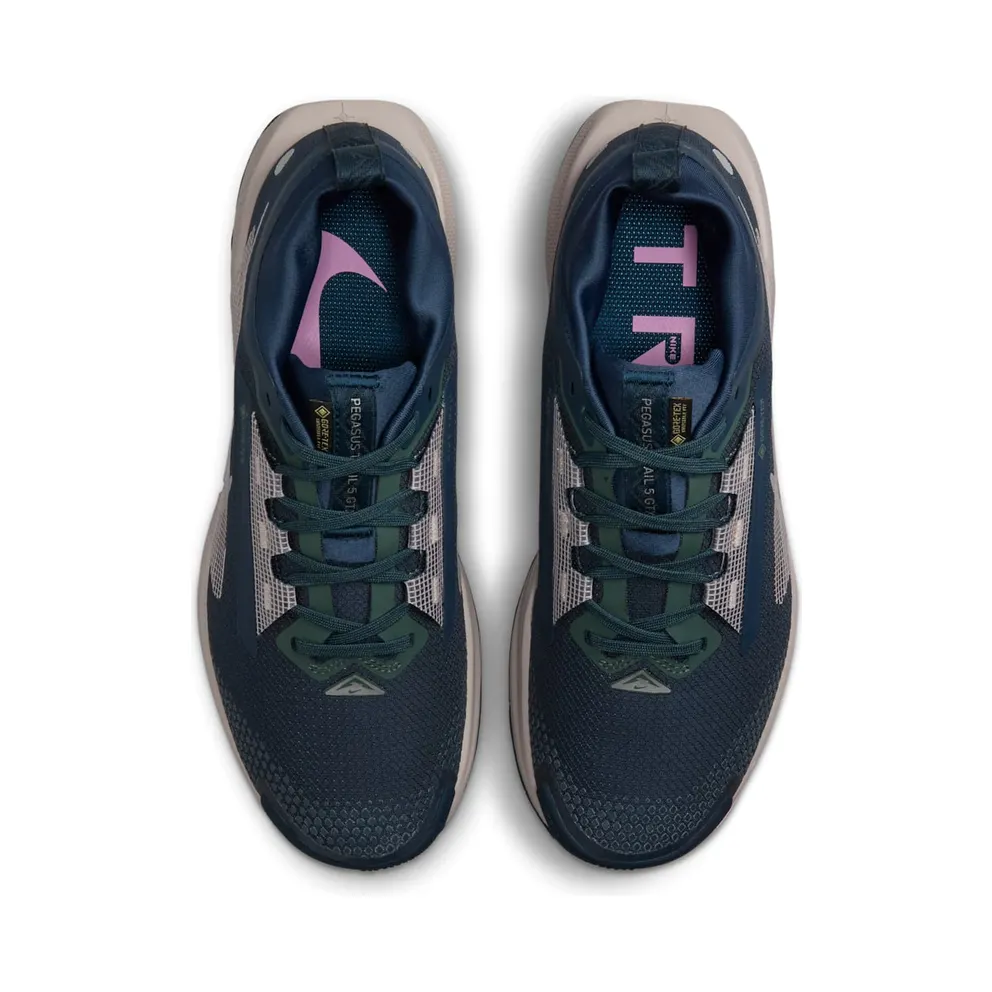 Nike React Pegasus Trail 5 Gore-Tex Armory Navy Vintage Green Platinum Violet (FQ0912-400)