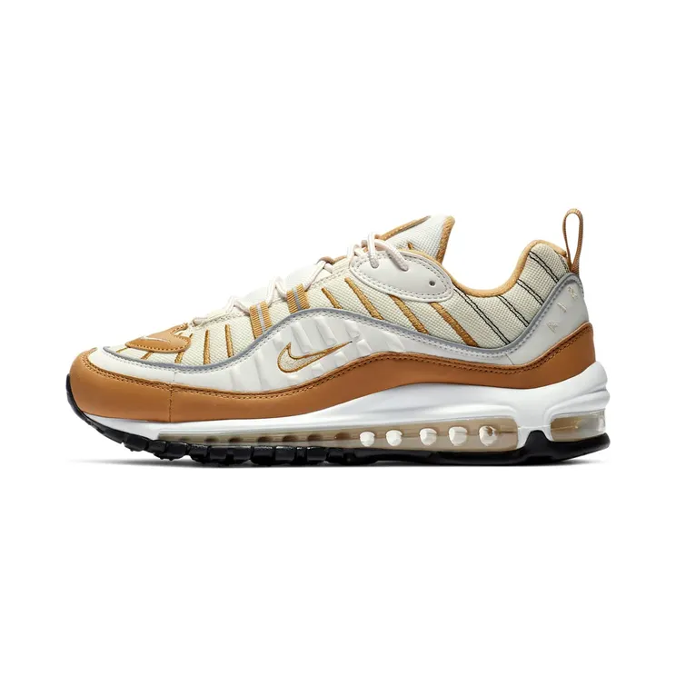 Nike Air Max 98 Beige White “Phantom / Wheat / Reflect Silver / Beach” (AH6799-003)
