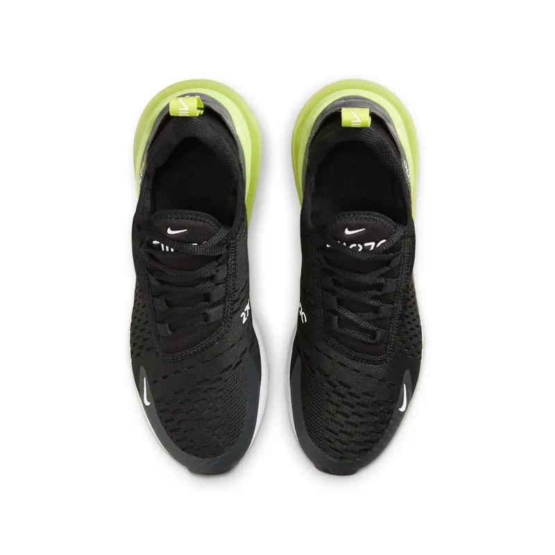 Nike AIR MAX 270 GS “LIGHT LEMON TWIST BLACK ANTHRACITE WHITE (GS)” (943345-704)