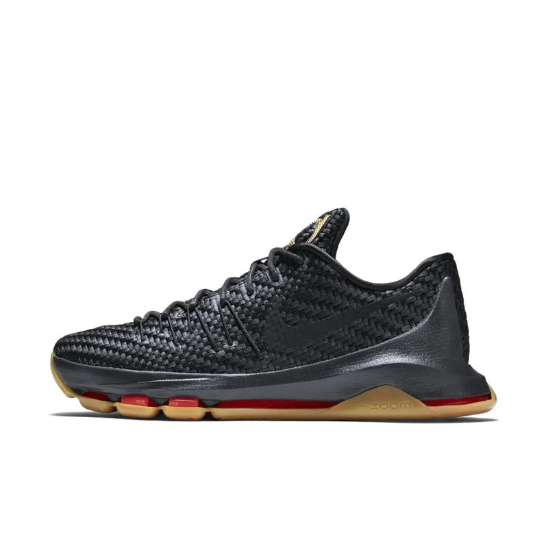 Nike KD 8 EXT Woven Wonder Black/Black-Metallic Gold-Laser Crimson (806393-001)