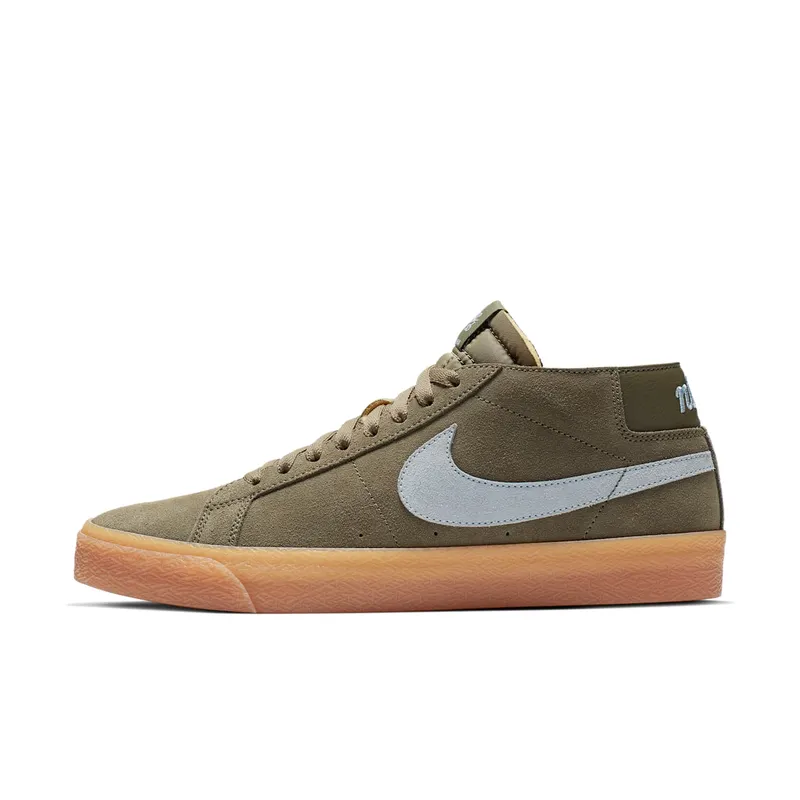 Nike SB Zoom Blazer Chukka Medium Olive Light Armory Blue Medium Olive/Gum Light Brown-Light Armoury Blue (AT9765-201)