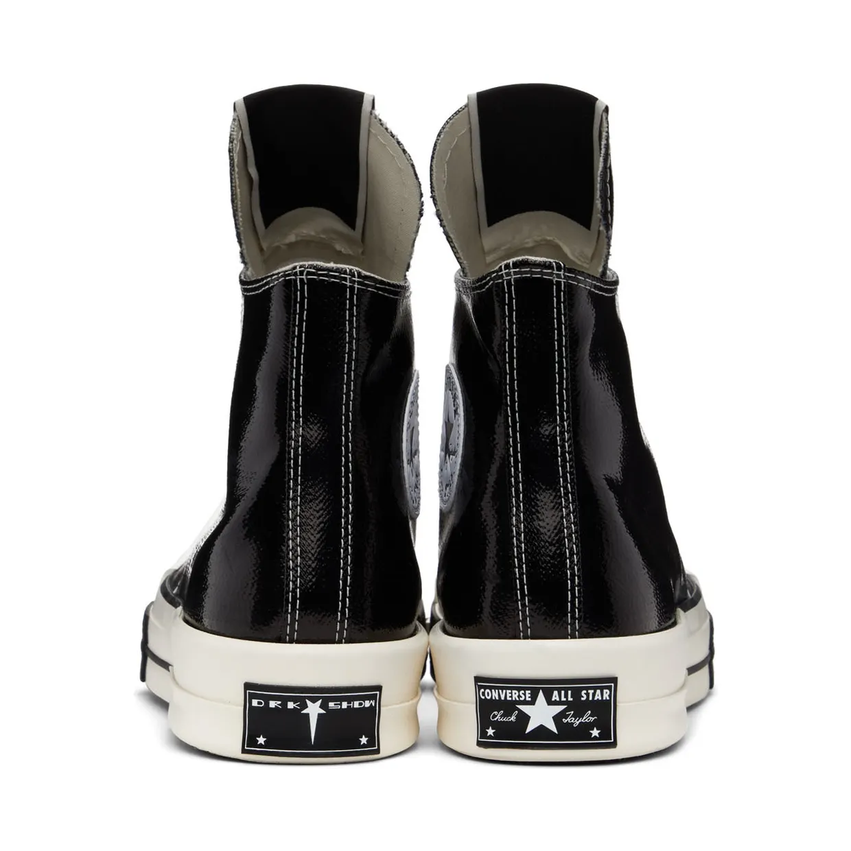 Rick Owens Drkshdw Black Converse Edition Turbodrk Chuck 70 Hi Sneakers (DC01BX291 A01R0) (2)