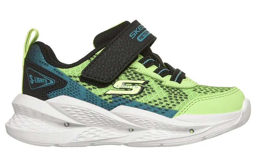 Skechers S-Lights: Meteor-Lights 2.0 Sneaker Limoen/Zwart