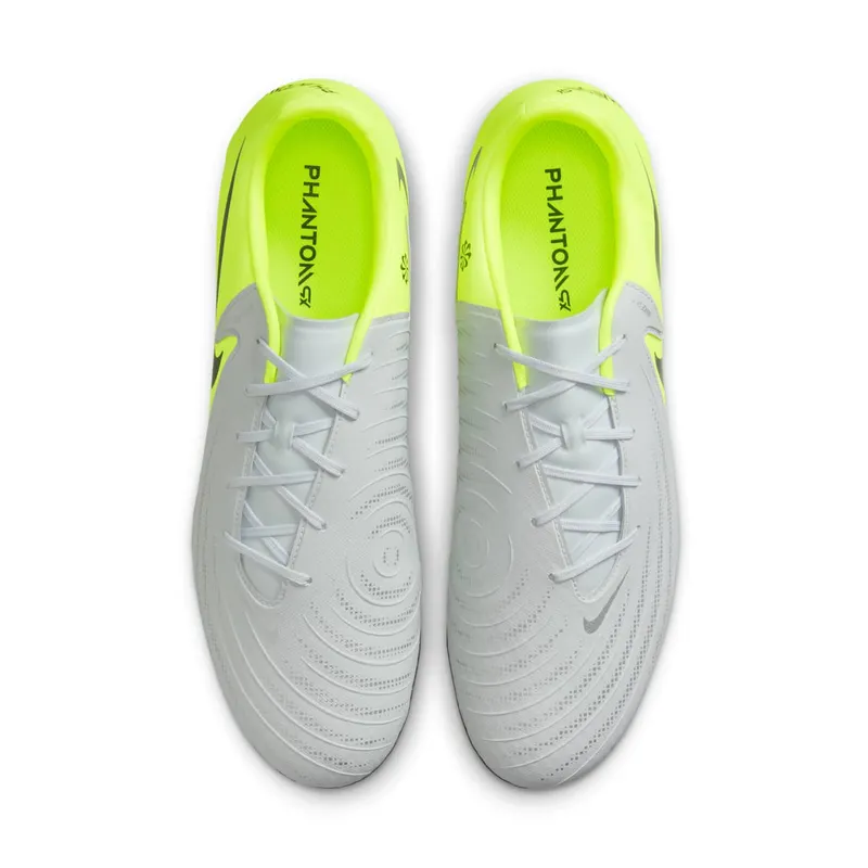 Nike Phantom GX 2 Academy FG/MG Metallic Silver Volt Black (FD6723-003)