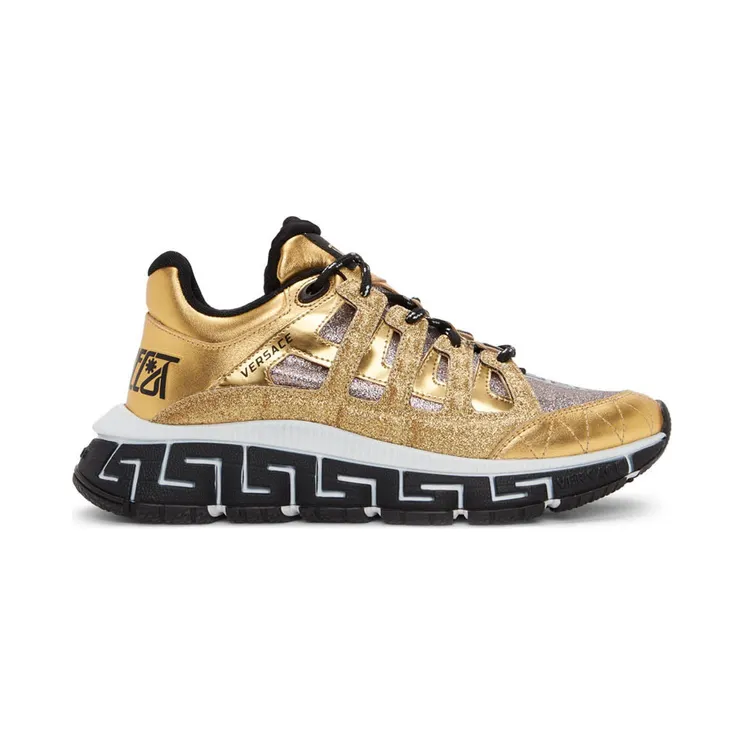 Versace Gold Trigreca Sneakers (DSU8094 1A02748)