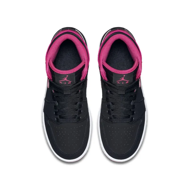 Jordan 1 Retro High Black Vivid Pink (GS) Black/Vivid Pink-White (332148-008)