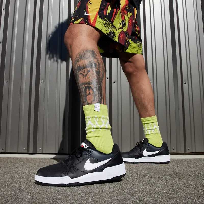 Nike Full Force Low Black White Anthracite Sail (FB1362-001)