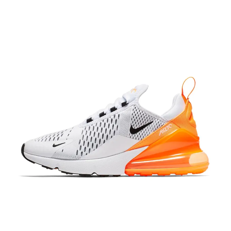 Nike Air Max 270 White Black Orange (W) White/Black-Orange (AH6789-104)