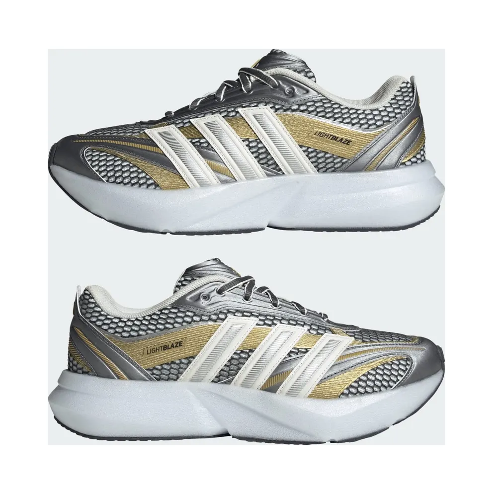 Adidas Lightblaze Glow Core White / Silver Metallic / Matte Gold (JP6324)