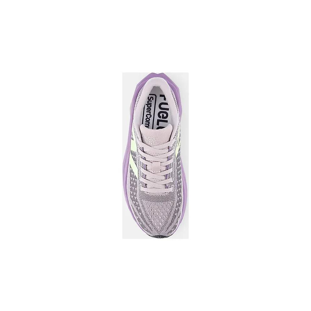 NEW BALANCE FuelCell SuperComp Trainer v3 “TRUFFLE SALT / CANDIED VIOLET” (WRCX7RC)