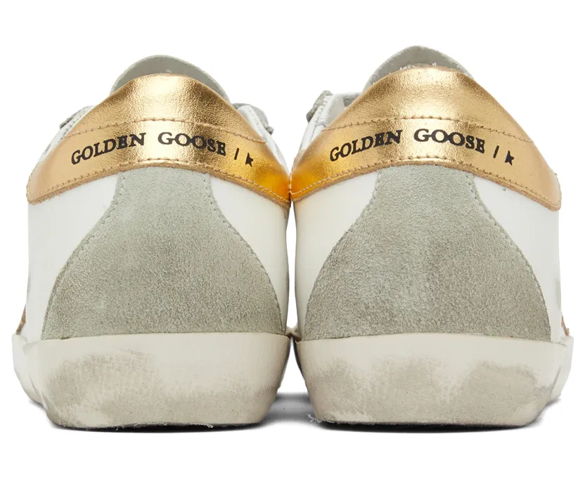 Golden Goose SSENSE Exclusive White & Gold Super-Star Classic Sneakers (GWF00102.F000662.10272) (2)