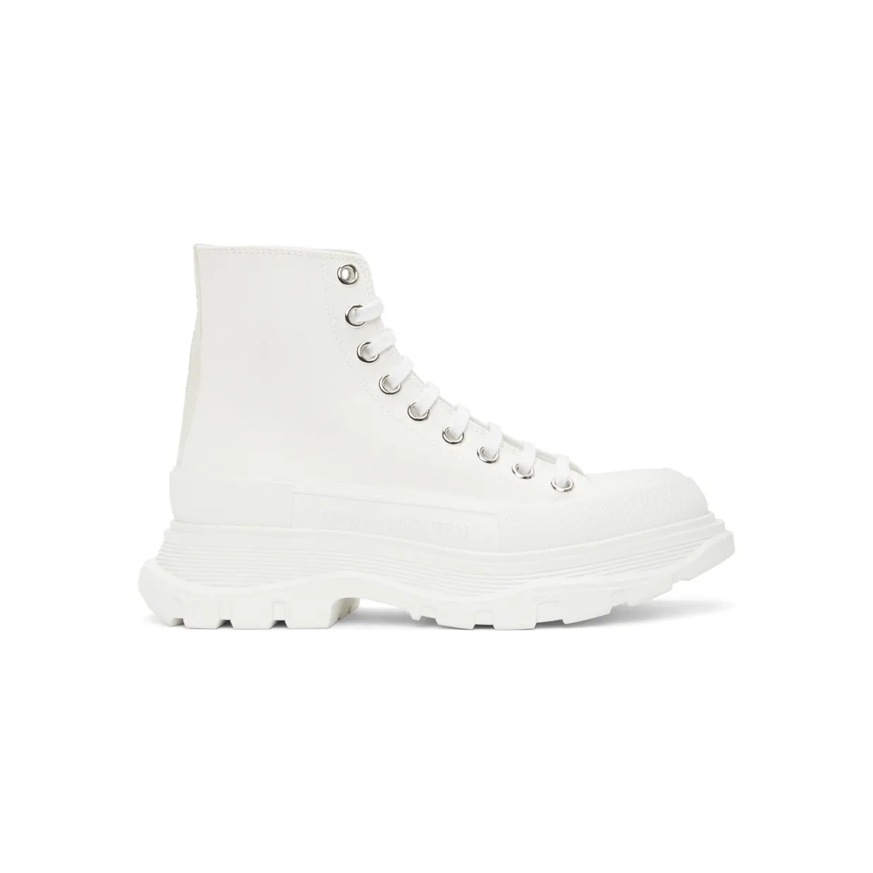 Alexander McQueen Black Tread Slick High Sneakers (611706 W4L32)