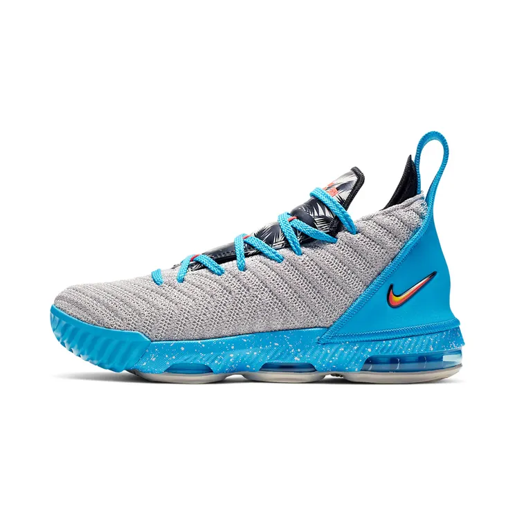 Nike LeBron 16 GS ‘South Beach’ Light Bone/Tour Yellow-Bright Crimson (AQ2465-076)