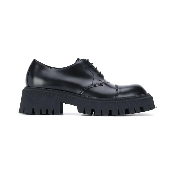 Balenciaga Tractor Black Leather (615697WA8E91000)