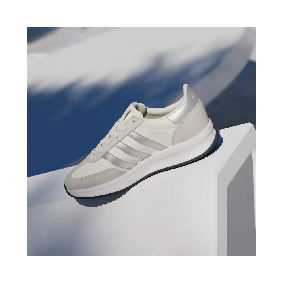 adidas Run 70s 2.0 White Silver Metallic Off White (JR8667)