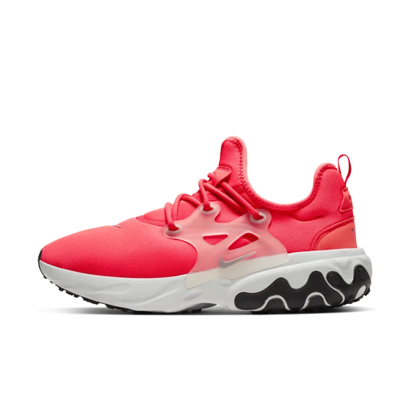 Nike React Presto Laser Crimson Laser Crimson/Off White-Black-Metallic Silver (CK4538-600)