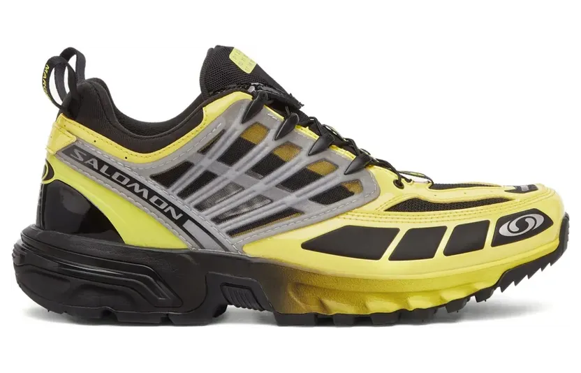 MM6 Maison Margiela X Salomon ACS Pro sneakers met vlakken – Geel (S59WS0215P6163)