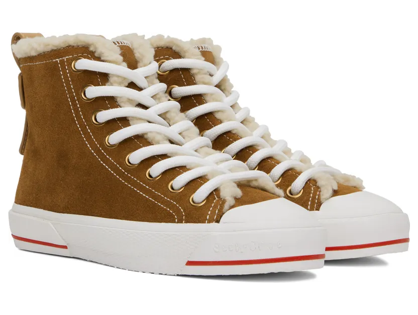 See by Chloé Brown Aryana Sneakers (SB39200A 16135) (4)