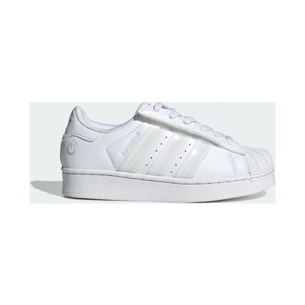 Adidas Superstar Led Lights Comfort Closure Elastic Lace Kids Cloud White / Cloud White / Cloud White (JQ6418)