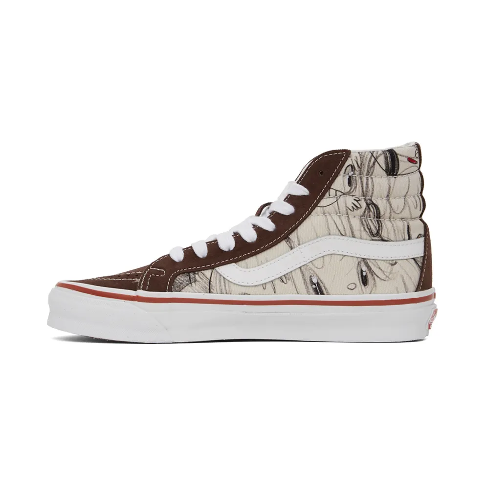 Vans Brown Javier Calleja Edition Vault OG Sk8-Hi LX High (VN0A4BVB7041)