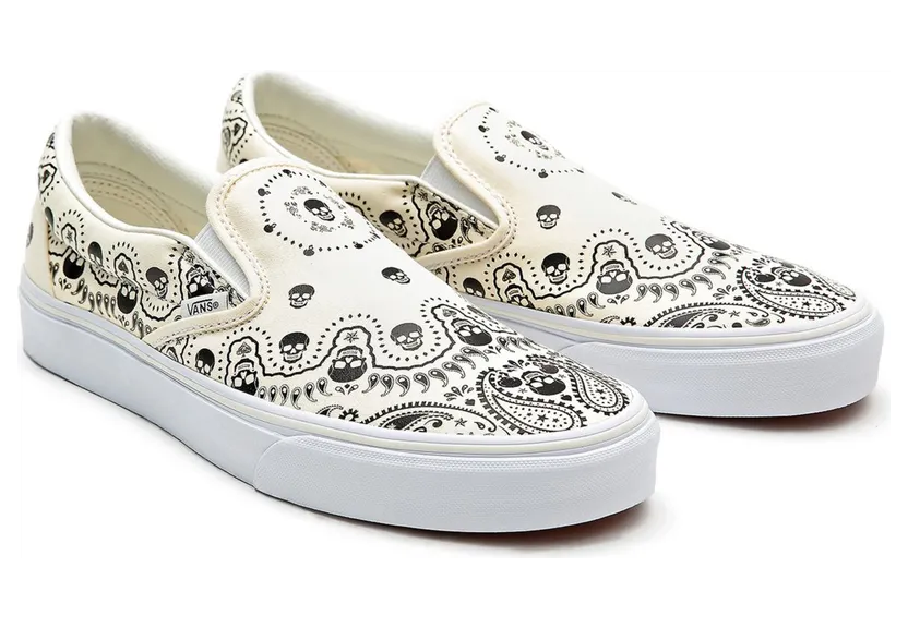 VANS Bandana Classic Slip-on Schoenen Wit (VN0A33TB42S)