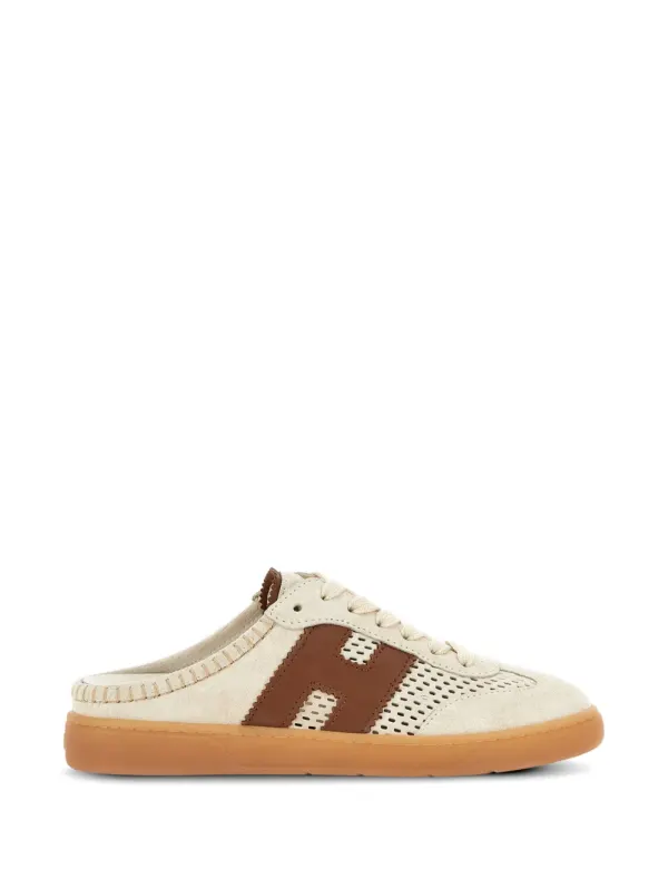 Hogan Perforierte Cool Sneaker-Mules – Nude (HXW6470FY70UWZ)