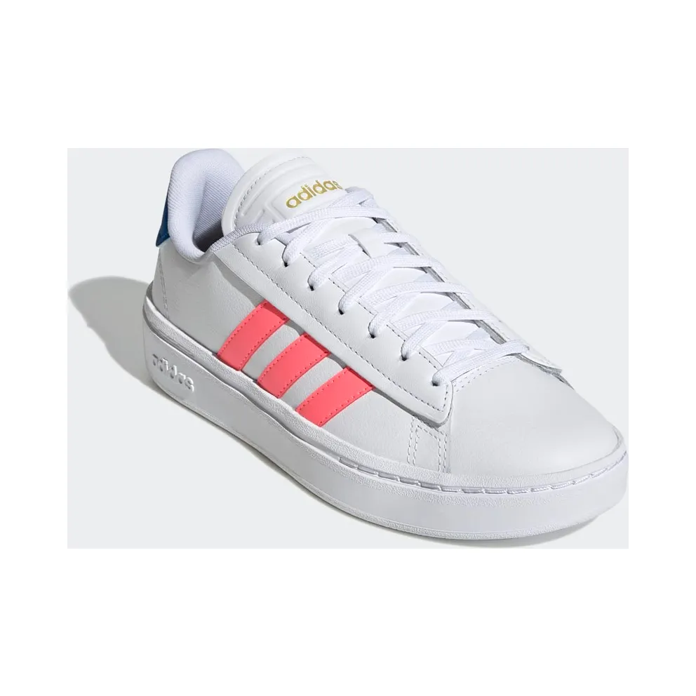 Adidas Grand Court Alpha Cloud White / Acid Red / Blue Rush Met (GY8030)