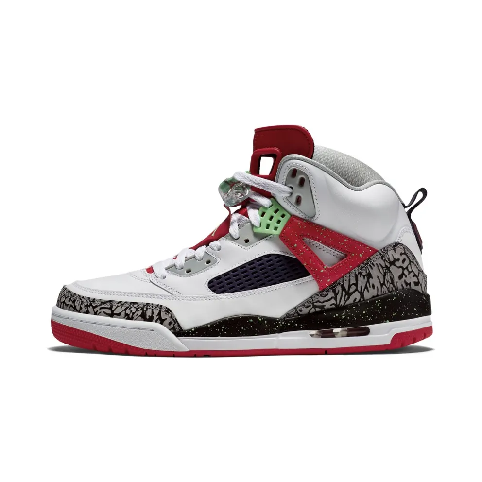 Jordan Spizike Poision Green White/Light Poison Green-University Red-Cool Grey (315371-132)