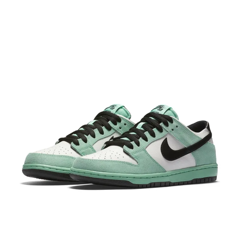 Nike Dunk SB Low Sea Crystal Green Glow-Summit White/Black (819674-301)
