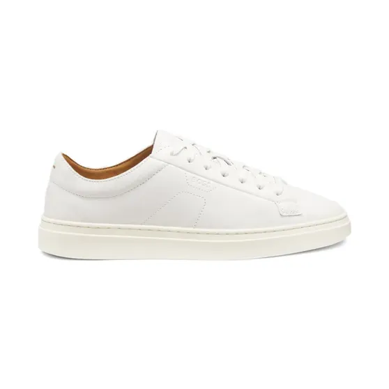 Hugo Boss Boss Leren low-top met logo-reliëf “Brown” (50557866)