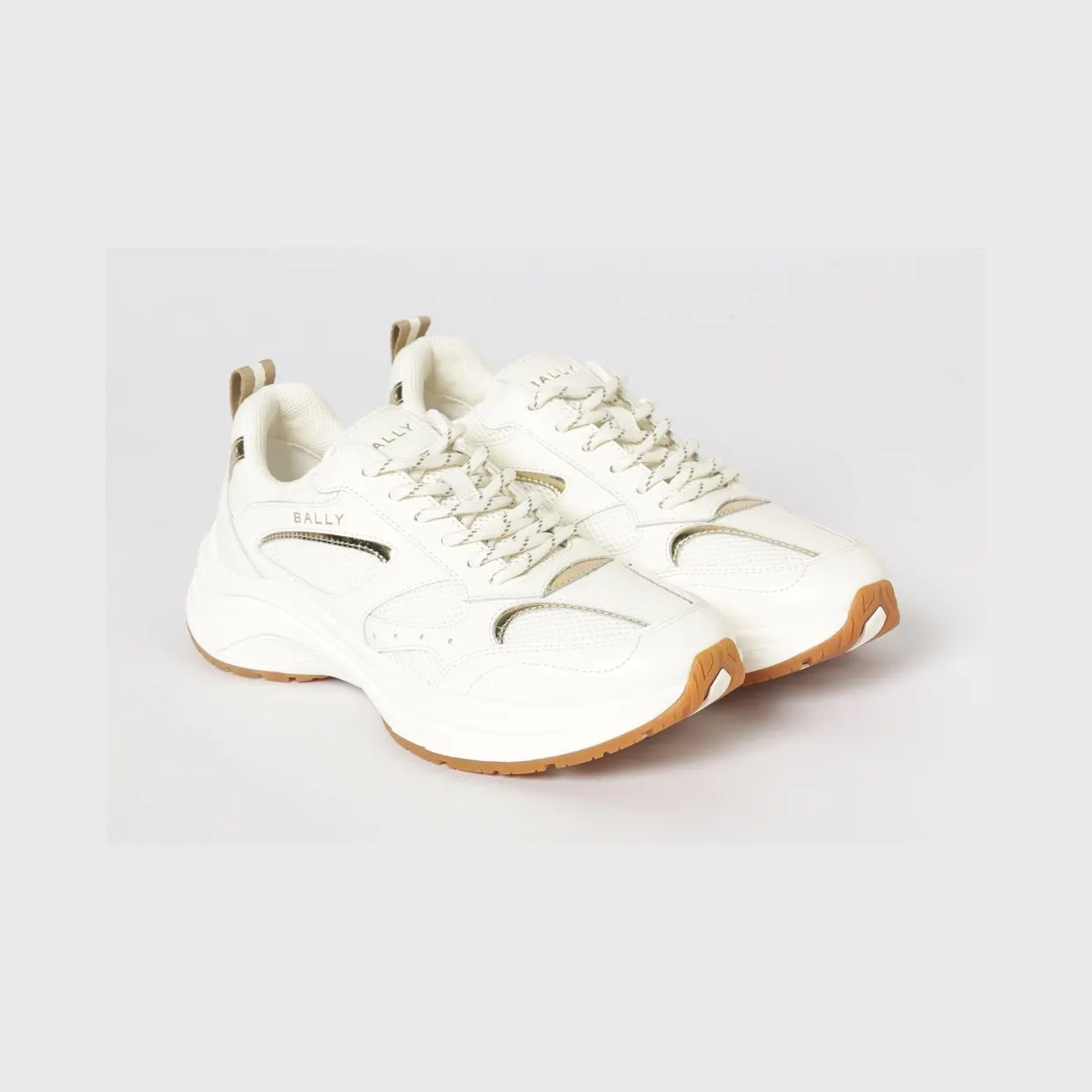 Bally Leather and Polyester Sneakers Natural (WK00DPTEO33I1F1)