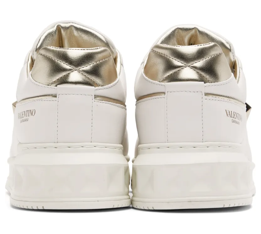 Valentino Garavani White One Stud Low-Top Sneakers (1Y2S0E71RUS) (2)