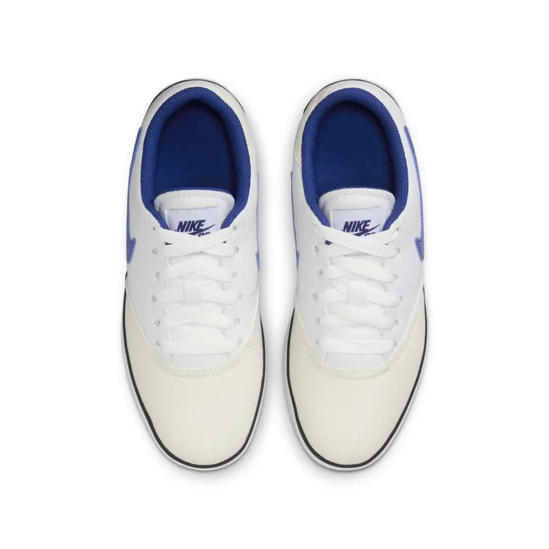 Nike SB Check Canvas White Summit White Black Deep Royal Blue (905373-102)