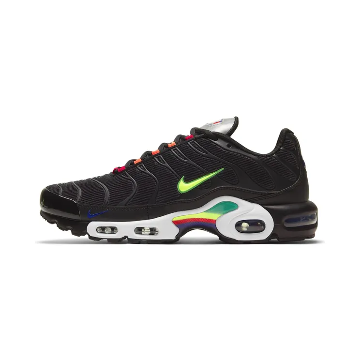 Nike Air Max Plus Corduroy “Black / White / Persian Violet / Lemon Venom” (DA5561-001)