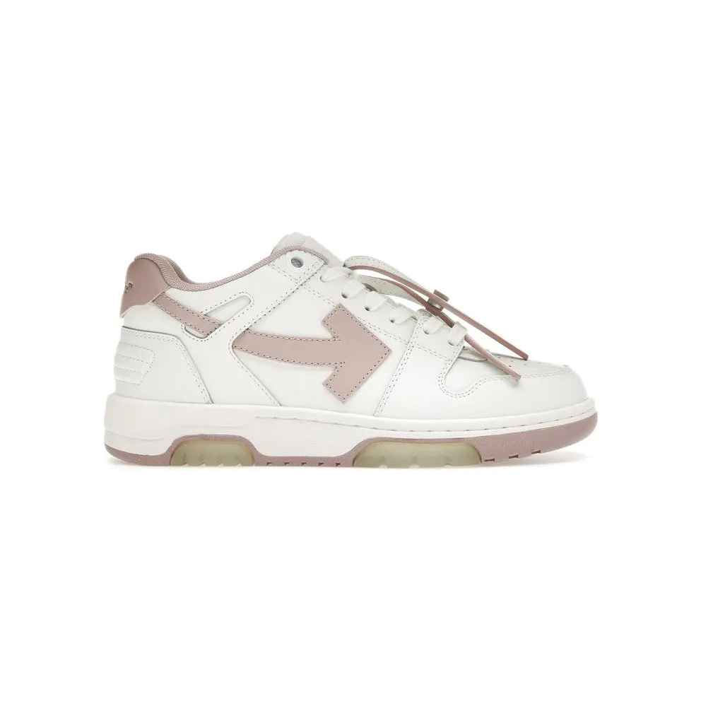 OFF-WHITE Out Of Office OOO Low Tops White Pink 2023 (OWIA259C99LEA005-0130)