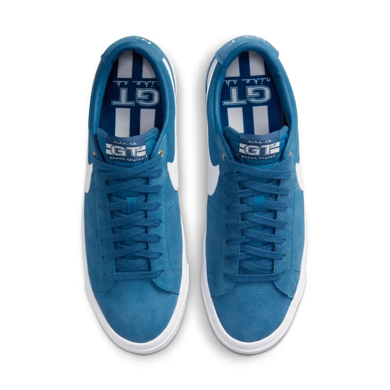 Nike SB Zoom Blazer Low Pro GT Skate Shoe Blue (DC7695-401)