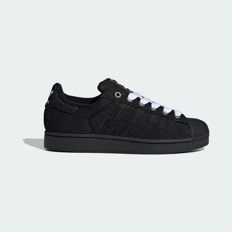 Adidas Superstar II Core Black / Core Black / Cloud White “Denim” (JQ3211)