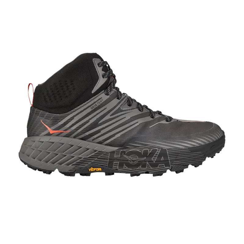 Hoka One One Speedgoat Mid Gore-Tex 2 Black Grey Red (1106532-ADGG)