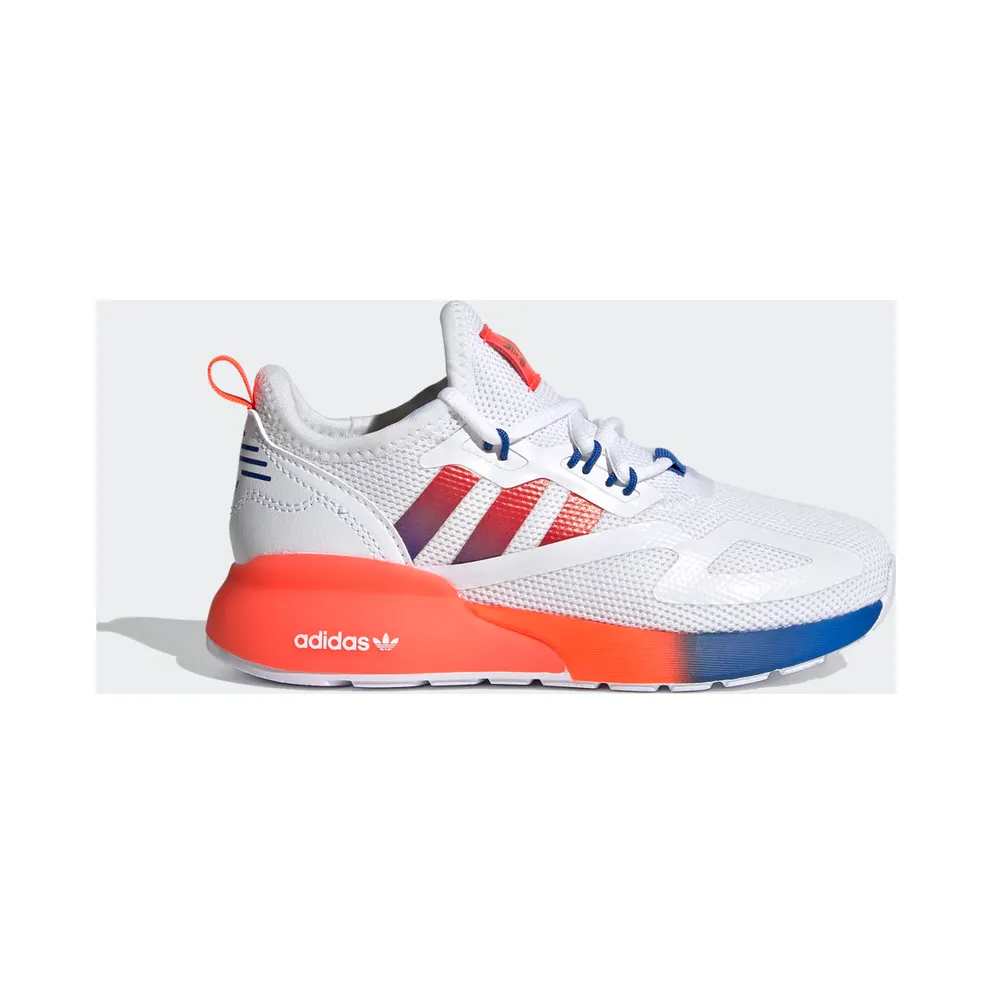 adidas ZX 2K Schuh Cloud White / Solar Red / Blue (FX9531)
