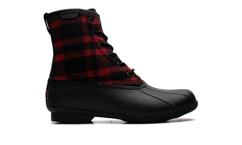 Sperry Saltwater Duck Boot “Black/Red” (STS23075)