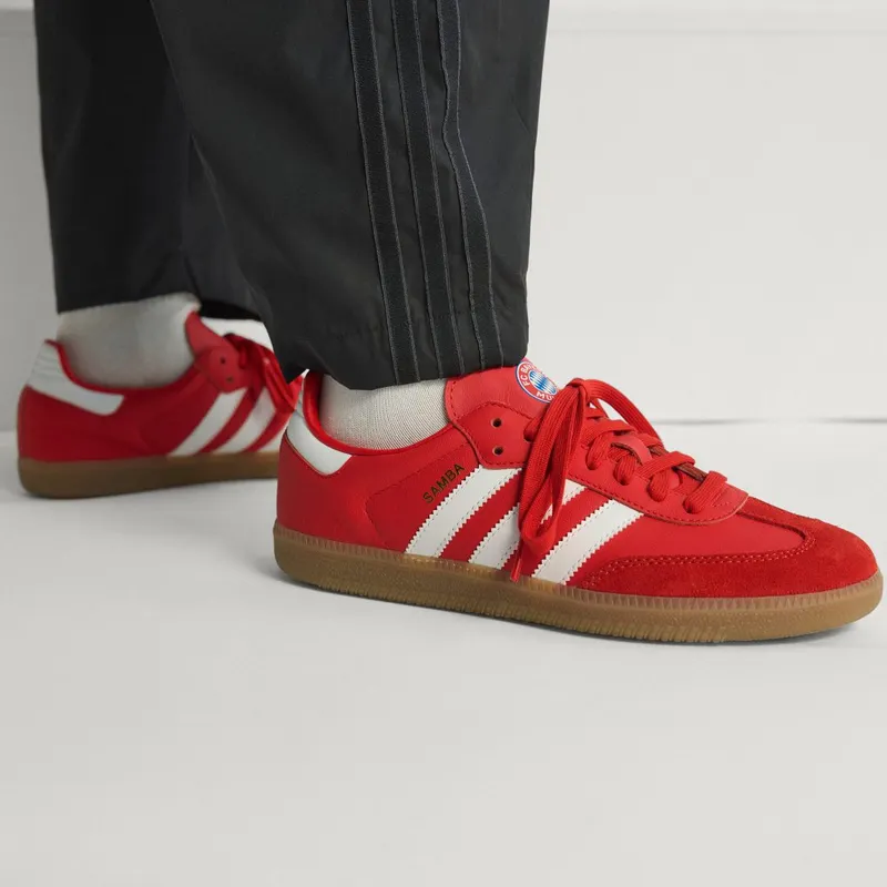 Adidas Samba FC Bayern München Red / Cloud White / Red (JQ4039)