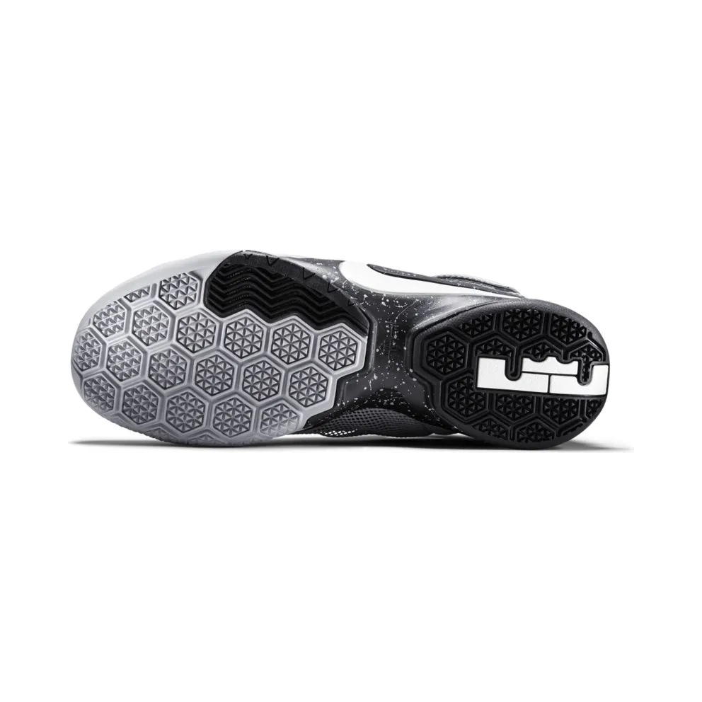 LeBron Soldier 9 Wolf Grey/Black-White (749490-010)
