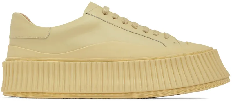 Jil Sander Yellow Oversize Low-Top (JS32108A_15215)